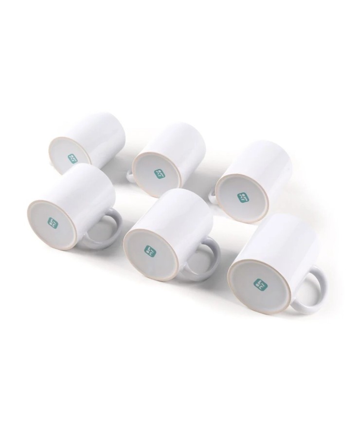 Pack 6 tazas para sublimación 325ml Loklik