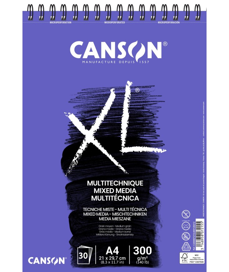 Cuaderno XL Mixed Media Textured Canson