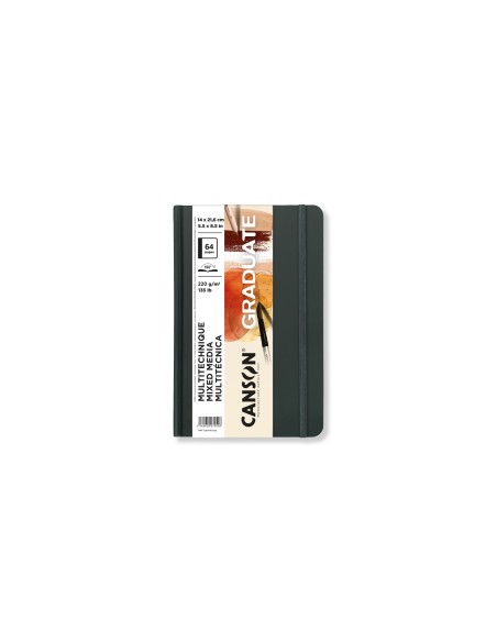Cuaderno Canson Graduate Mix Media Fino 200g