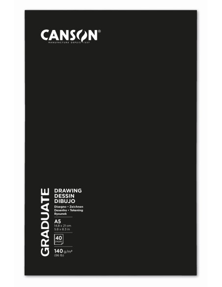 Cuaderno Canson Graduate Sketc y dibujo 140g