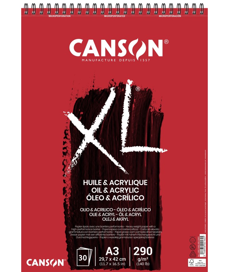 Cuaderno XL Óleo y Acrílico Canson