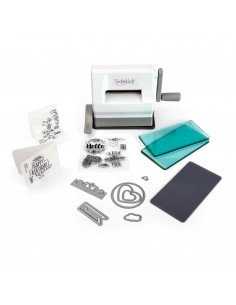 Kit De Inicio troqueladora Sizzix Sidekick (Blanco Y Gris)