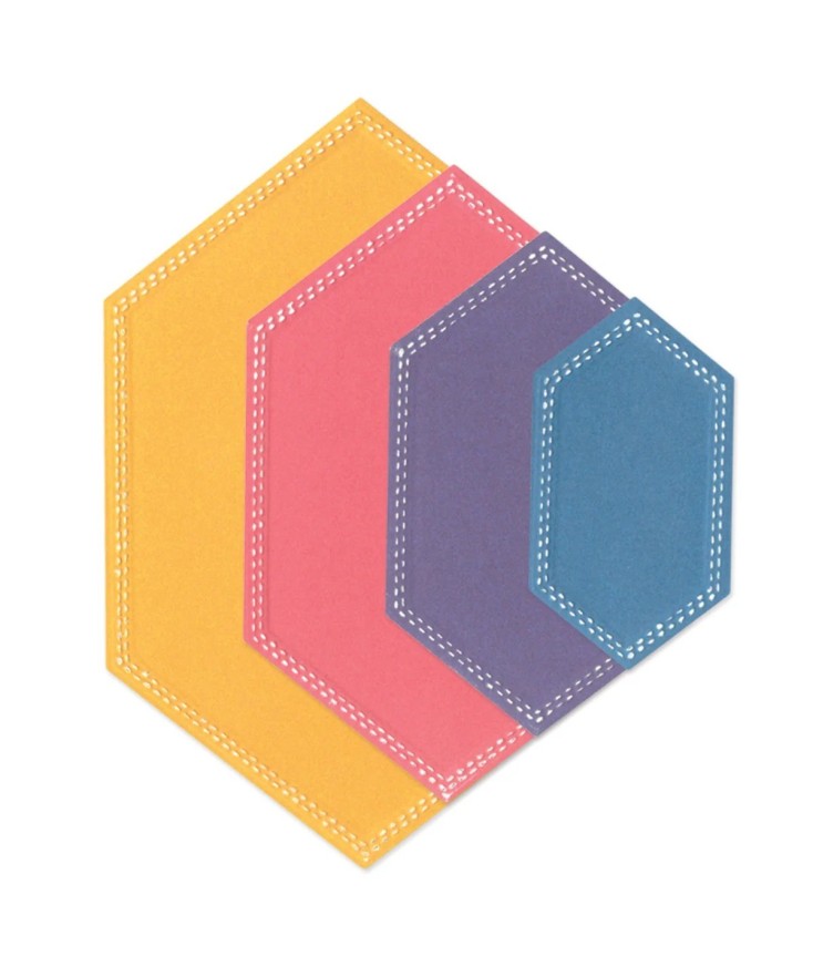Troqueles Framelits Hexágonos (10uds)
