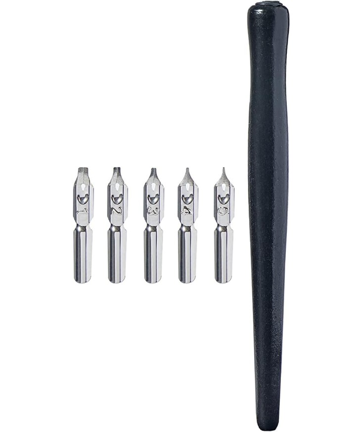 Set de caligrafía con 5 plumas Daler Rowney