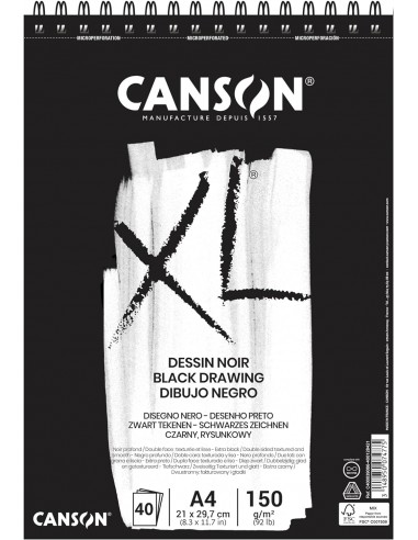 Cuaderno XL Black Canson