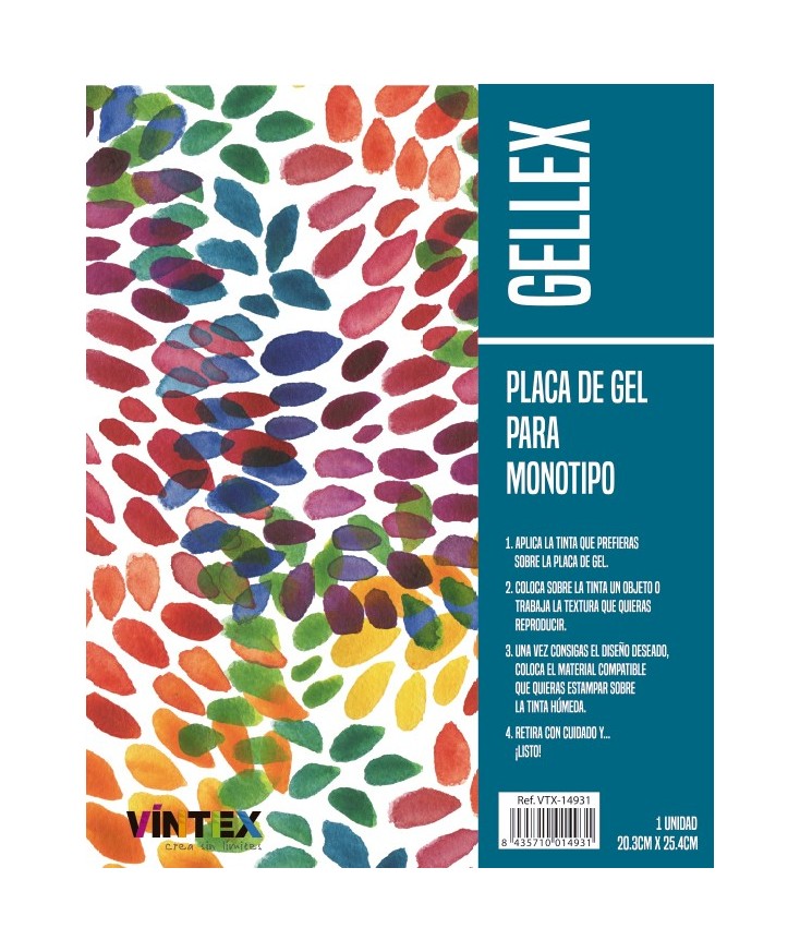 Gellex Placas de gel para monotipo Vintex