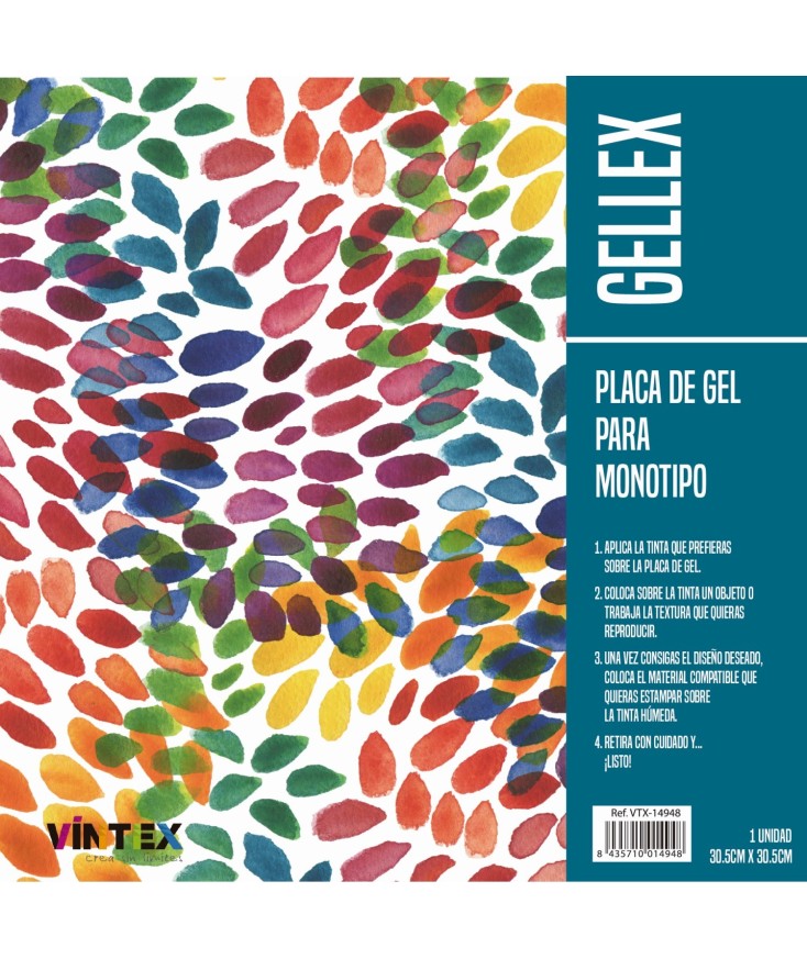 Gellex Placas de gel para monotipo Vintex