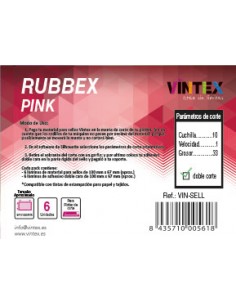 Rubbex Pink Material para...