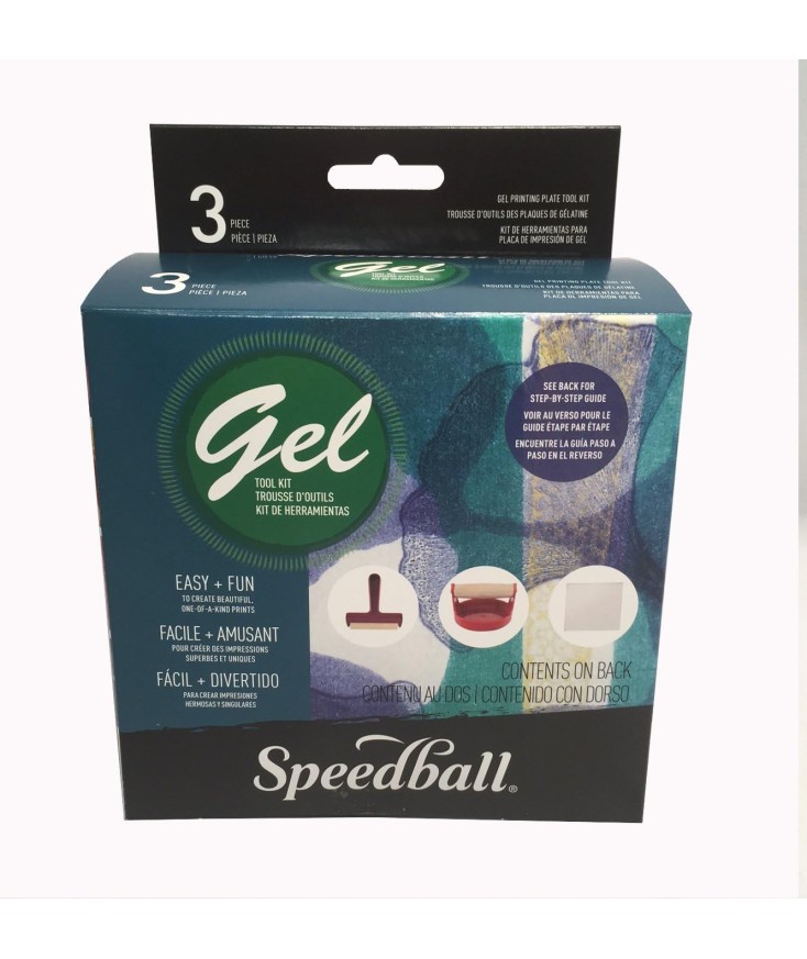 Kit herramientas impresión en Gel Speedball