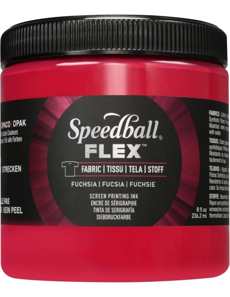 Tinta elástica para tejidos 8oz Speedball