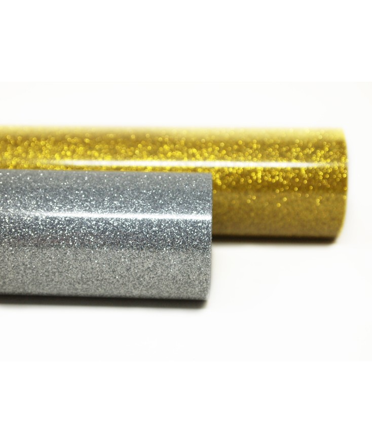 Vinilo textil con textura glitter VINTEX