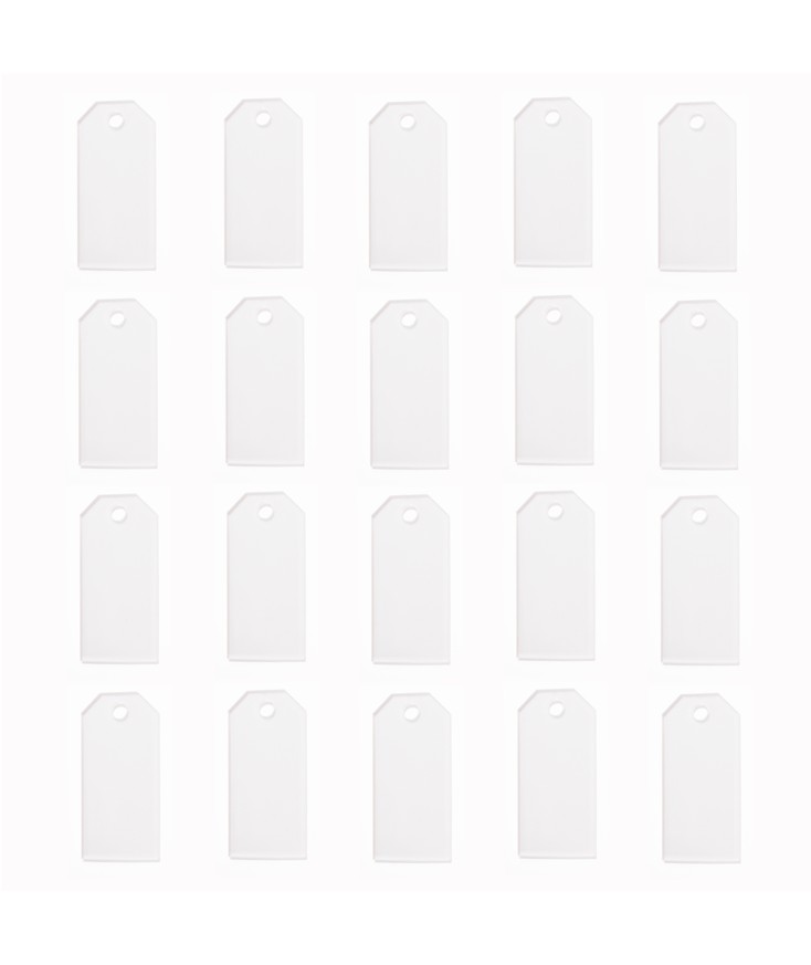 Llaveros metacrilato rectangulares 20 uds Vintex