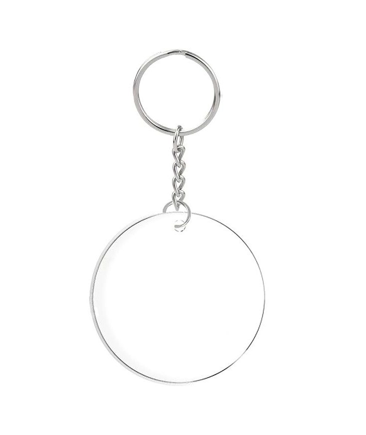 Llaveros metacrilato redondos 10 uds Vintex