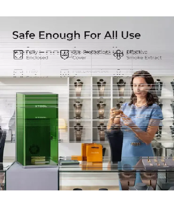 Xtool F1 láser Fibra + Diodo 20W