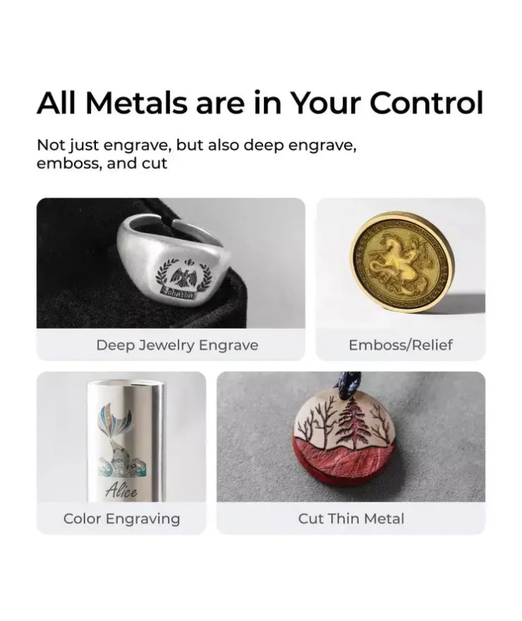 Xtool F1 láser Fibra + Diodo 20W