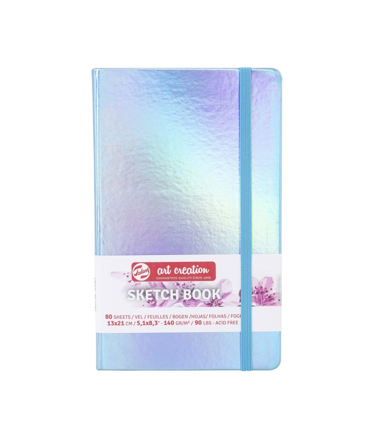 CUADERNOS DE BOCETOS AZUL HOLOGRÁFICO