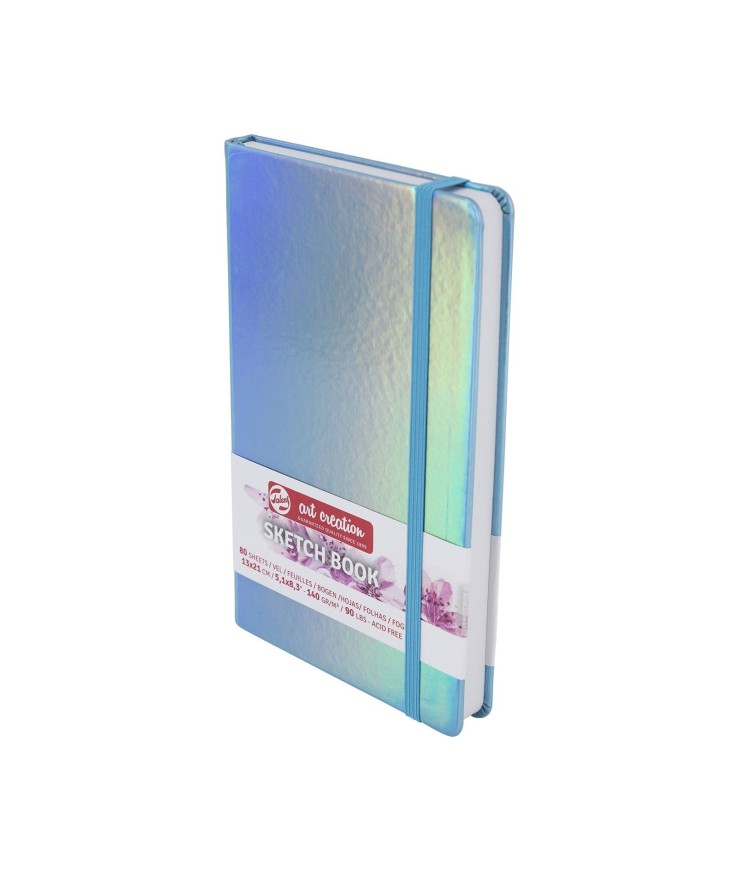 CUADERNOS DE BOCETOS AZUL HOLOGRÁFICO