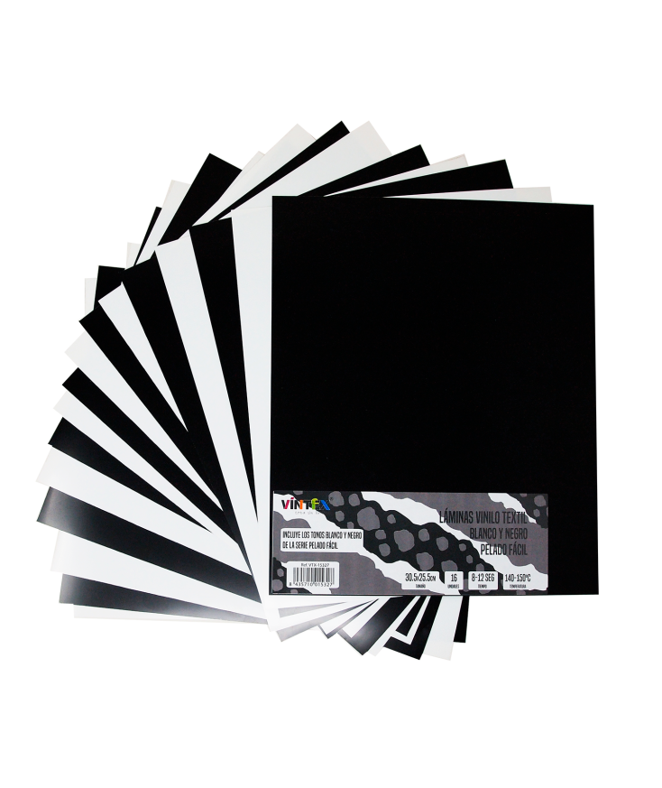 Pack Pelado Fácil Blanco y Negro 16uds Vintex