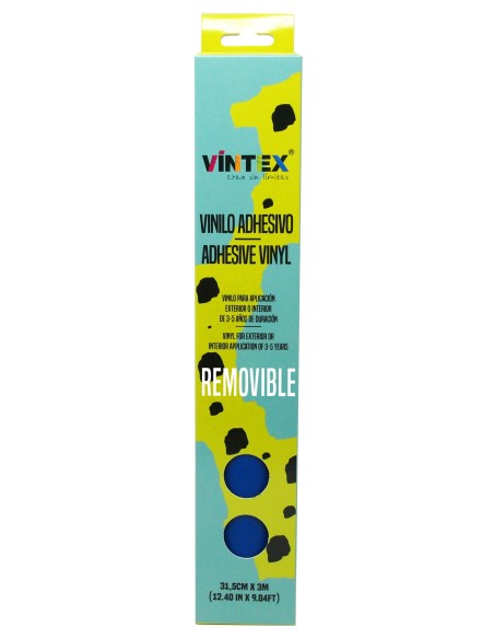 Vinilo Adhesivo Mate Removible (31.5cm x 3m) Vintex