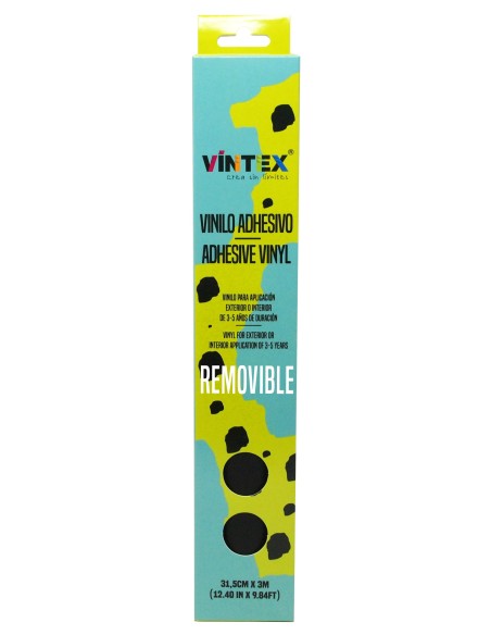 Vinilo Adhesivo Mate Removible (31.5cm x 3m) Vintex