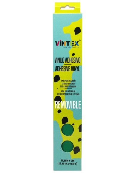 Vinilo Adhesivo Mate Removible (31.5cm x 3m) Vintex
