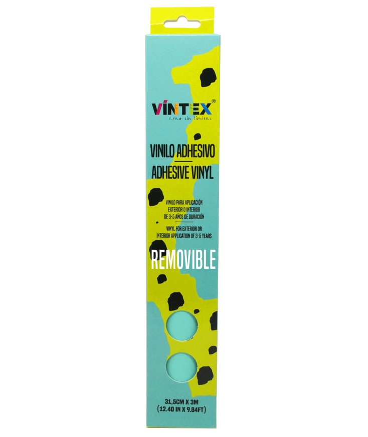 Vinilo Adhesivo Mate Removible (31.5cm x 3m) Vintex