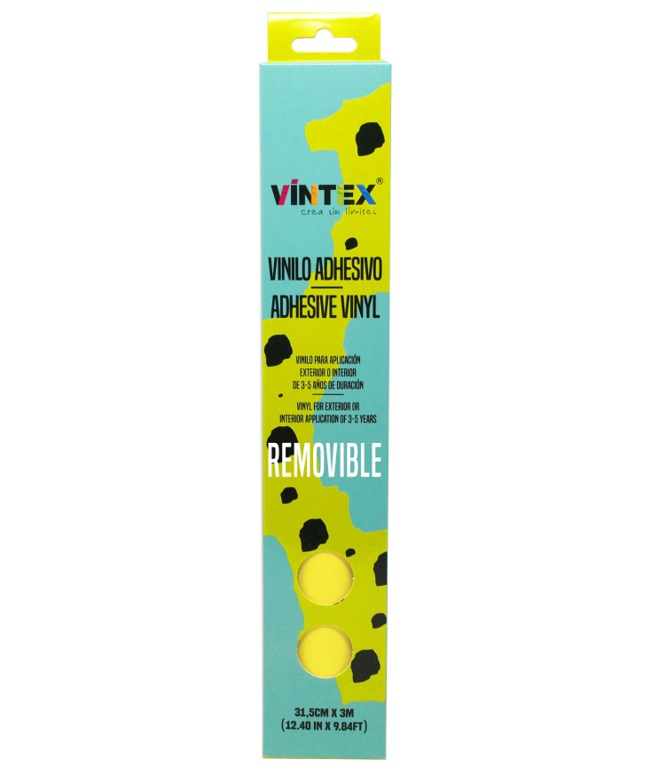Vinilo Adhesivo Mate Removible (31.5cm x 3m) Vintex
