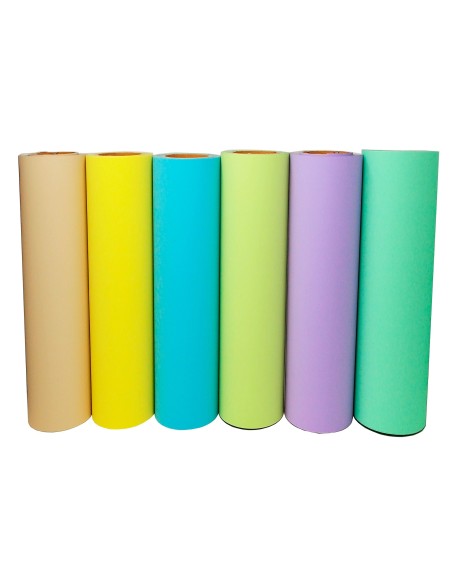 Bobina Vinilo textil Pelado Fácil PASTEL 25m Vintex