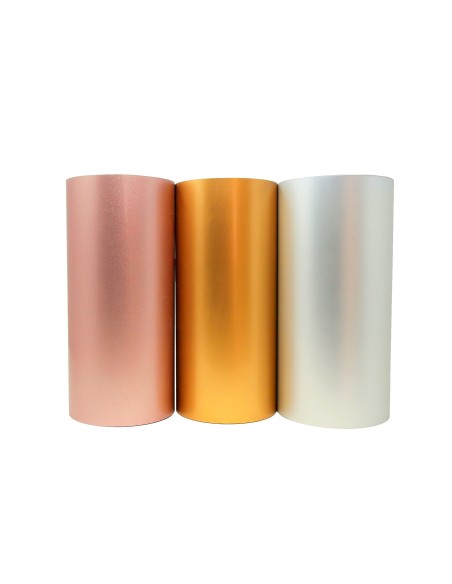 Bobina Vinilo Textil 25 m Metalizado Vintex