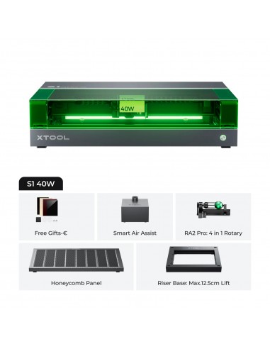LÁSER DE CORTE Y GRABADO 40W XTOOL S1