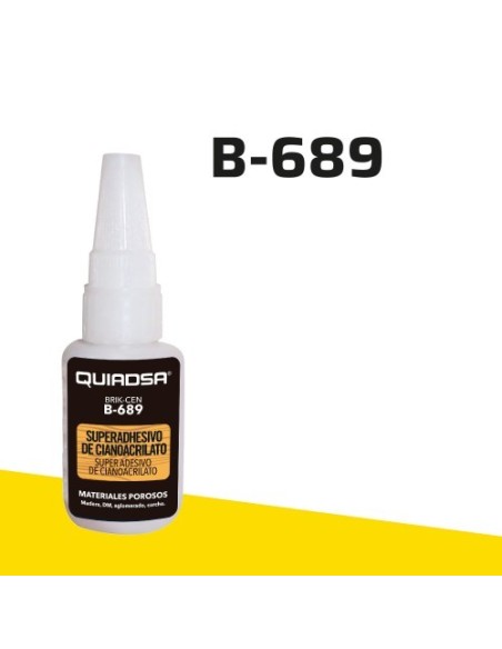 BRIK-CEN B-689 cianocrilato Gel Quiadsa