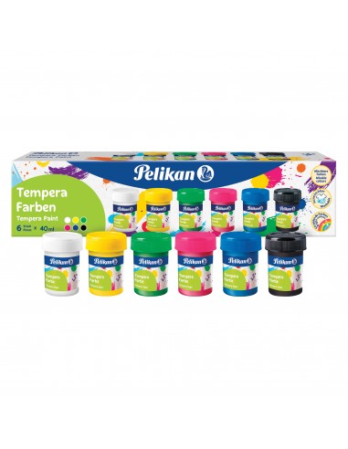 Set de Témpera bote 40 ml 6 colores...