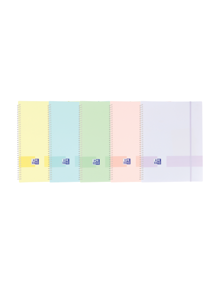CARPETA DE FUNDAS ESPIRAL LIVE & GO TP A4 C/GOMA FUNDAS - SRTD PASTEL