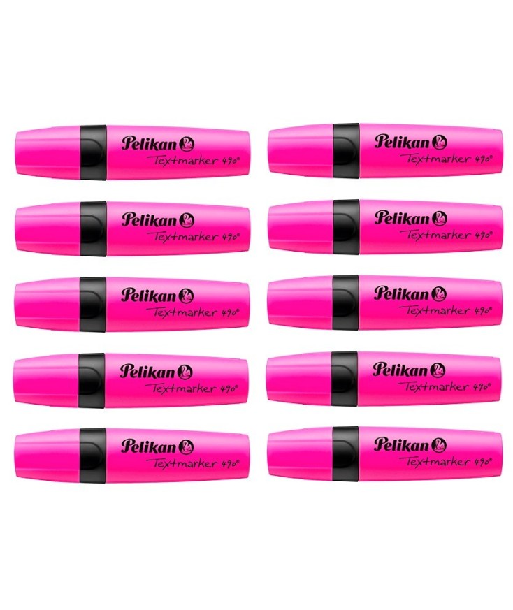 Caja Subrayadores flúor 10 uds Textmarker 490