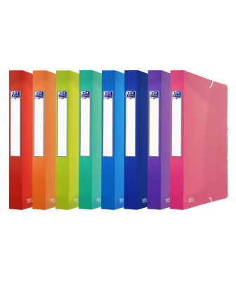 Carpeta de proyectos Tapa de Plástico Translúcido 3 solapas fijas  A4  Surtido OXFORD URBAN