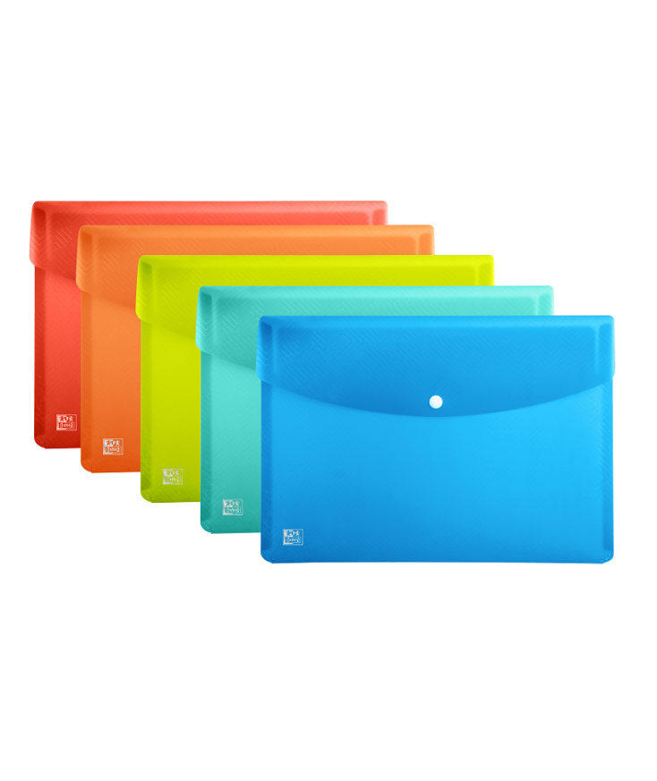 Sobre Broche Plástico Rígido Translúcido OXFORD URBAN