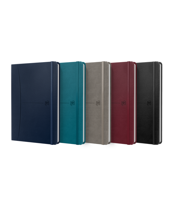 Cuaderno Cosido Tapa Extradura A5 1 Línea 80 Hojas SCRIBZEE® OXFORD SIGNATURE