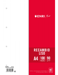 Recambio Paquete Liso 4...