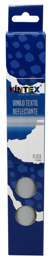 Vinilo textil reflectante plata Vintex