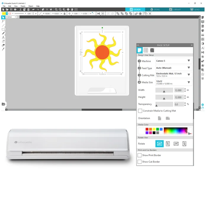 Silhouette Studio software